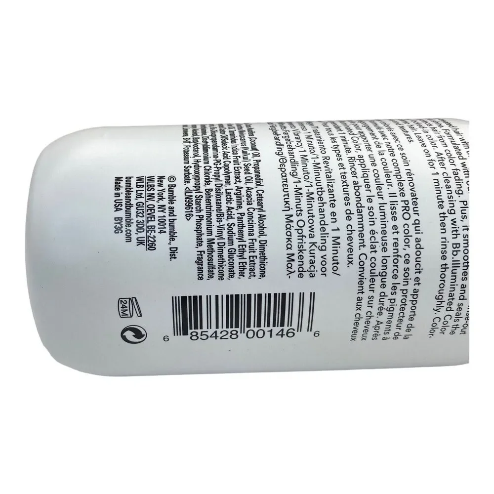 Bumble and bumble Illuminated Color 1 Minute Vibrancy Treatment 8.5oz/250ml NWOB